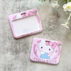 Card Holder Cartoon Horizontal - PINK HELLO KITTY