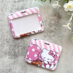 Card Holder Cartoon Horizontal - RIBBON HELLO KITTY