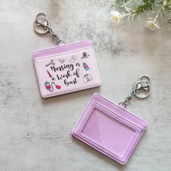 Card Holder Horizontal Nursing Is A Work Of Heart