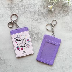 Card Holder Vertical Nursing Is A Work Of Heart