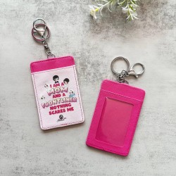 Card Holder Vertical I Am A Mom & Frontliner