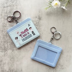 Card Holder Horizontal Hello I Am A Nurse