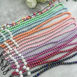 Lanyard Colourfull Pearl Beads