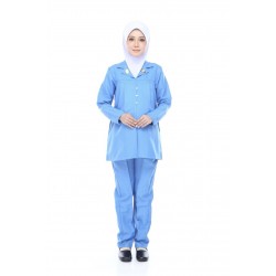 MATERNITY LONG SLEEVE SISTER UNIFORM - TOP ONLY (BAJU SAHAJA)