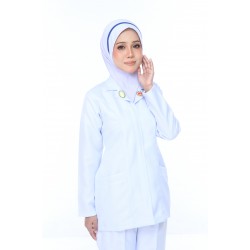 LONG SLEEVE NURSE TOP - (BAJU SAHAJA)