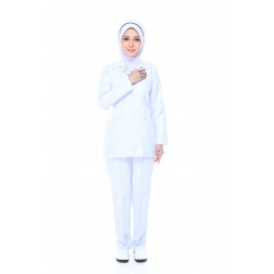 NURSE LONG SLEEVE UNIFORM (ONE SET TOP & PANT)