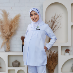 NURSE LONG SLEEVE MATERNITY TOP - (BAJU SAHAJA)