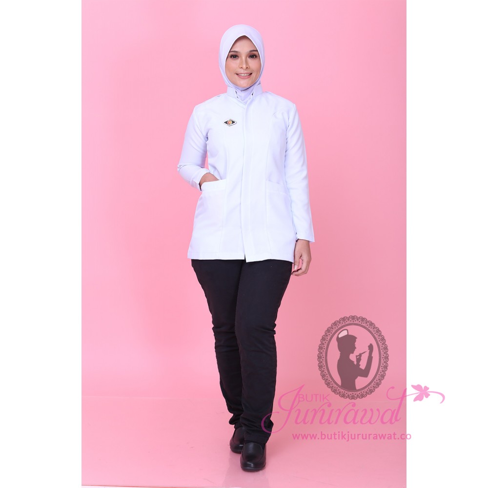 FEMALE PENOLONG PEGAWAI PERUBATAN UNIFORM (PPP) - WHITE