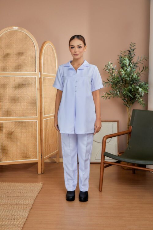 UNIFORM MATERNITY PEMBANTU PERAWATAN KESIHATAN (PPK)- ONE SET TOP & PANT