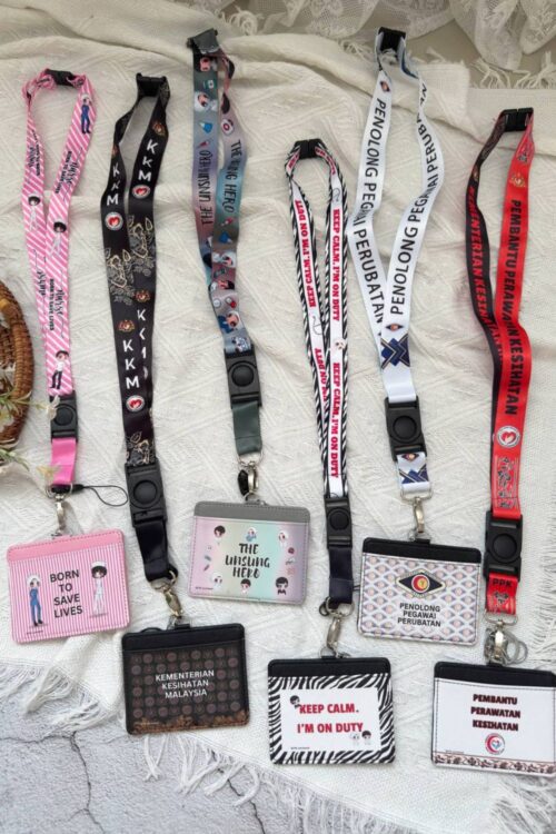 SET BJ CARD HOLDER&LANYARD - HORIZONTAL