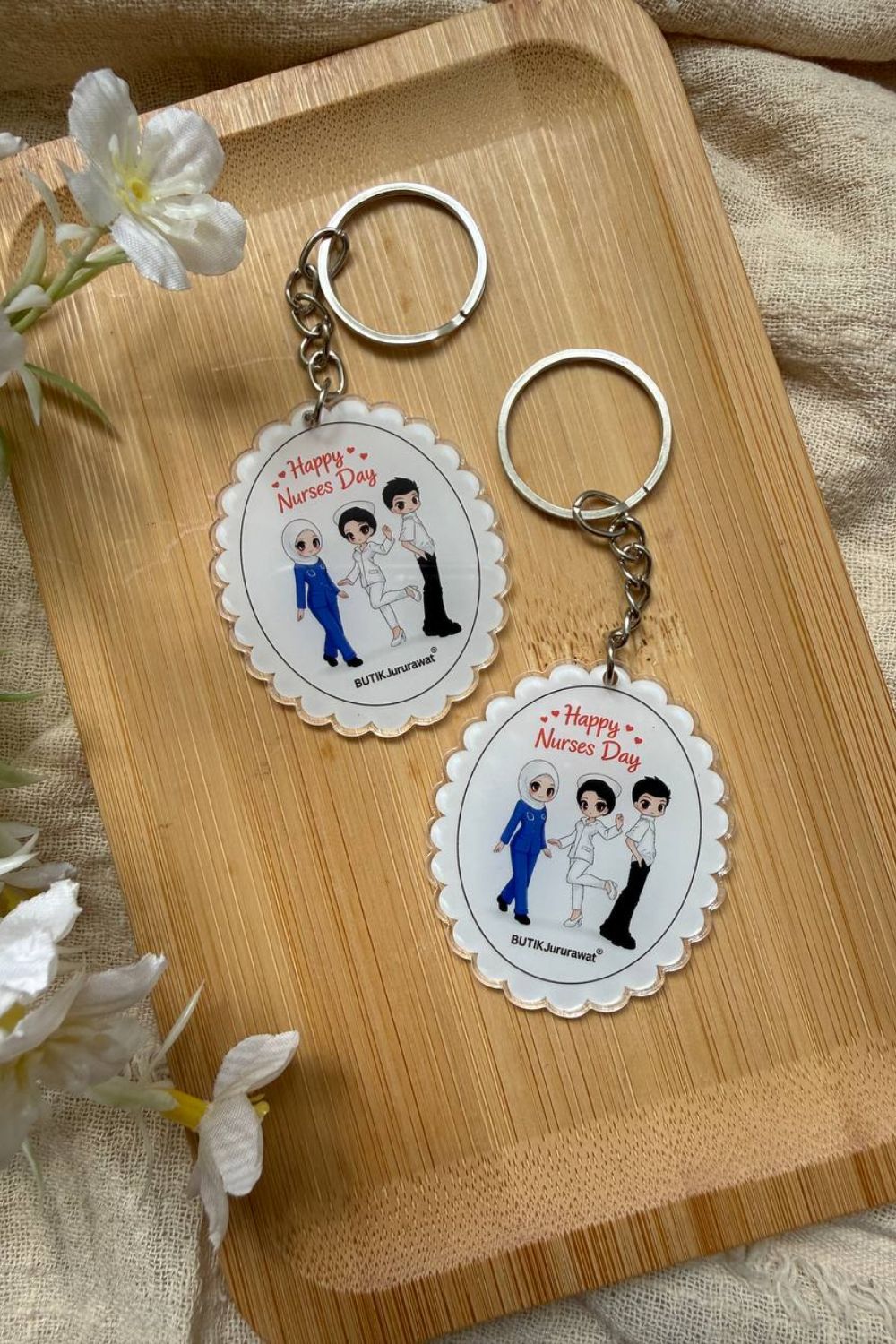 Keychain Happy Nurses Day - New Edition