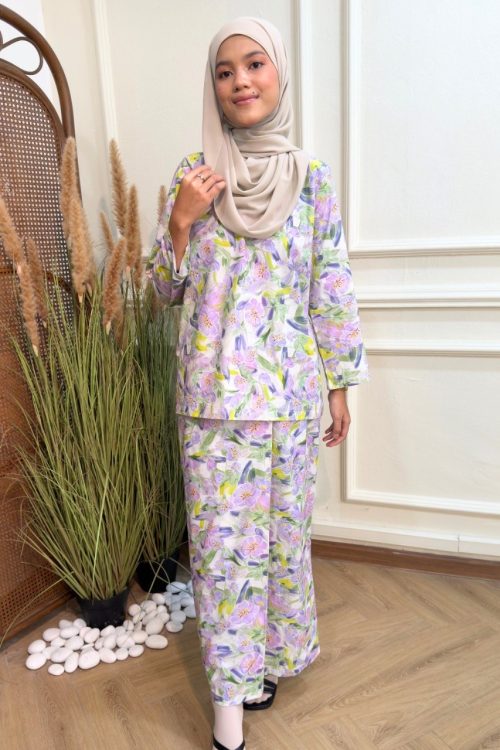 BAJU KURUNG KEDAH - PURPLISH