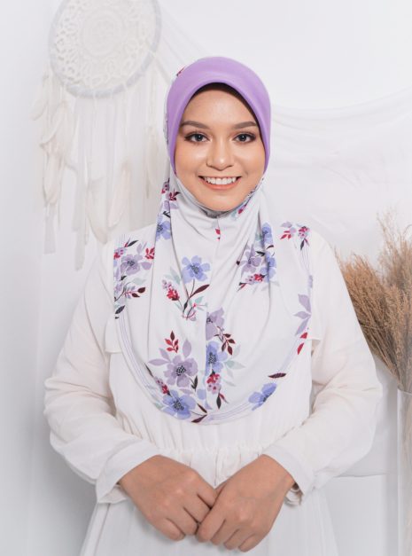 Tudung Sarung Mia Lilac Aubrieta
