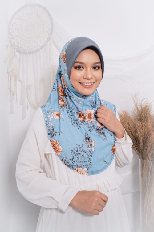 Tudung Sarung Mia Grey Rossy