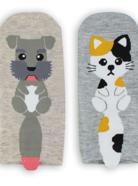 COTTON COMFORT CARTOON ANKLE SOCKS - CUTE ANIMAL