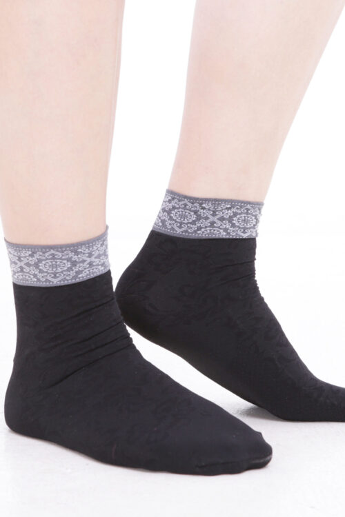 Comfy Nurse Sock x 3 Sets - Black