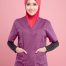 Tudung Soft Awning Half Scuba Plain - Red