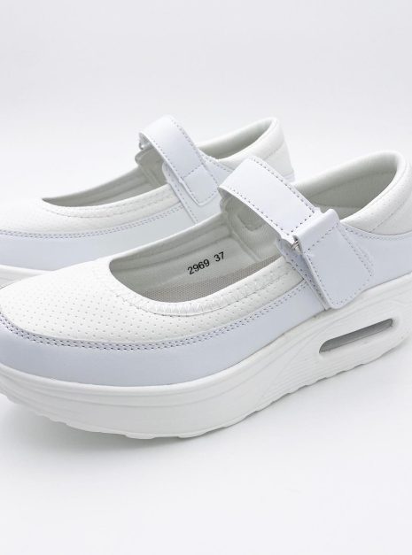 Nurse Shoes Comfy Mary Jane White - 2969