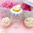 DONUT UNICORN GLASS BOTTLE BLUE