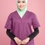 Tudung Soft Awning Half Scuba Plain - Light Green