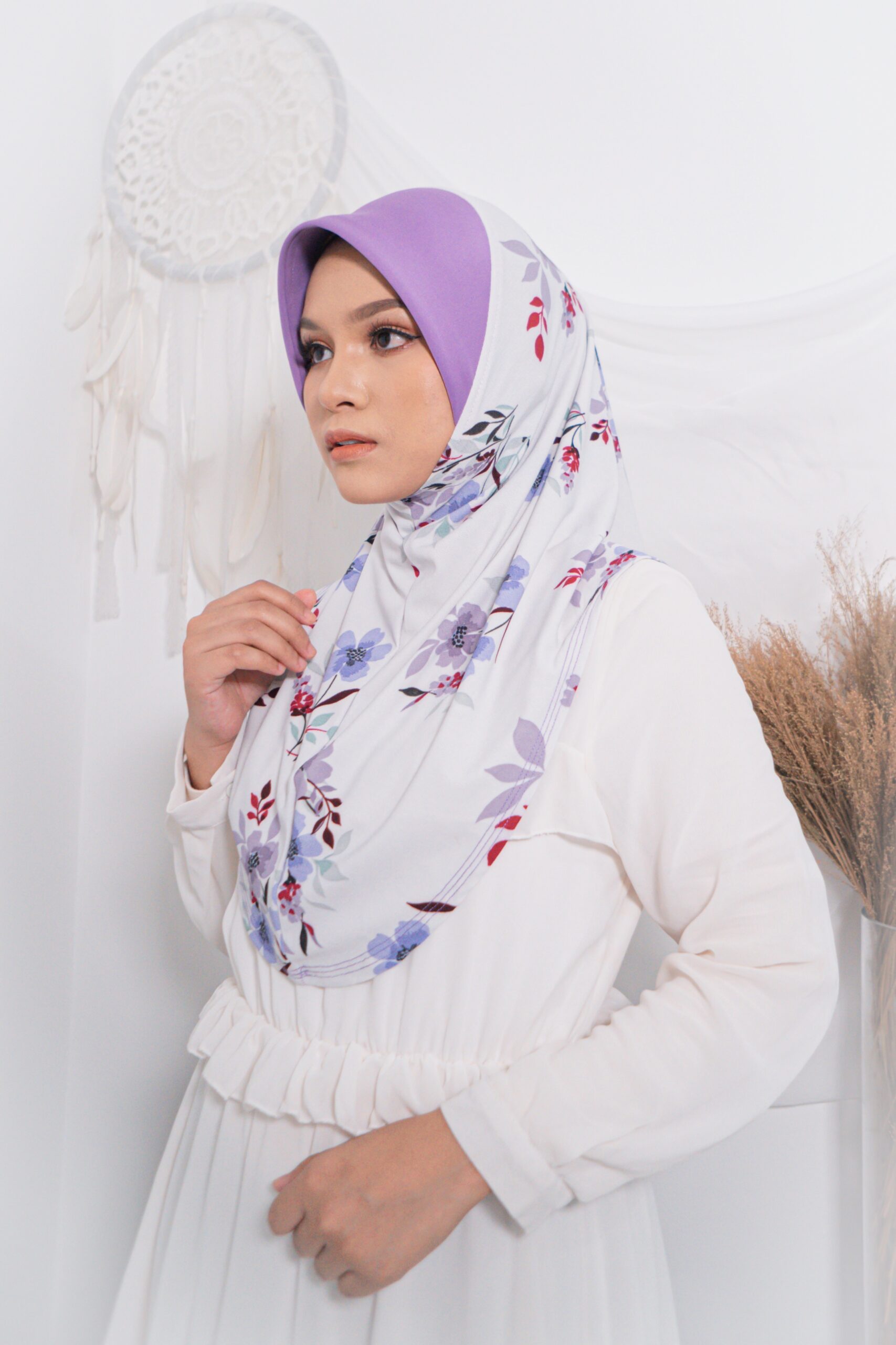 Tudung Sarung Mia Lilac Aubrieta