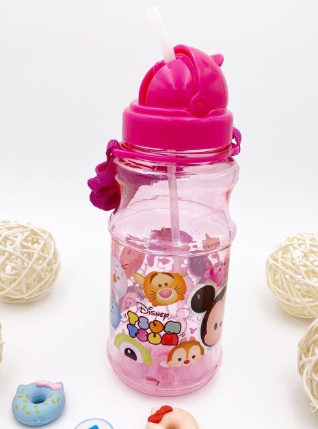 WATER TUMBLER  WITH SLING  TSUM TSUM