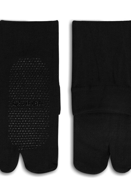 PREMIUM Comfort  Nylon Anti Slip Split Toe Socks - Black