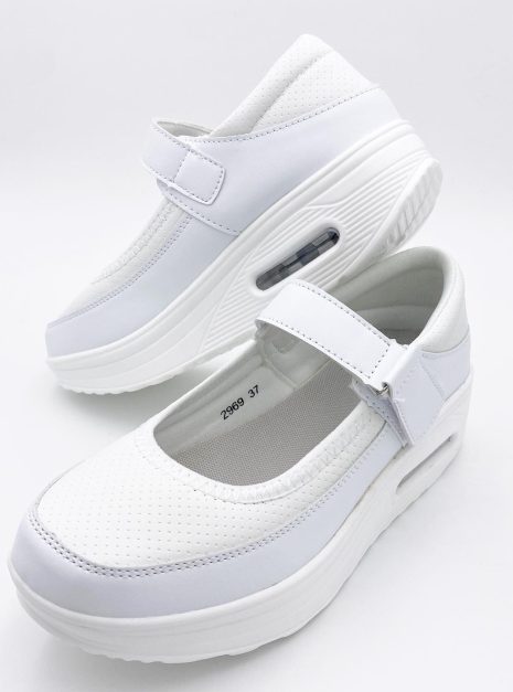 Nurse Shoes Comfy Mary Jane White - 2969