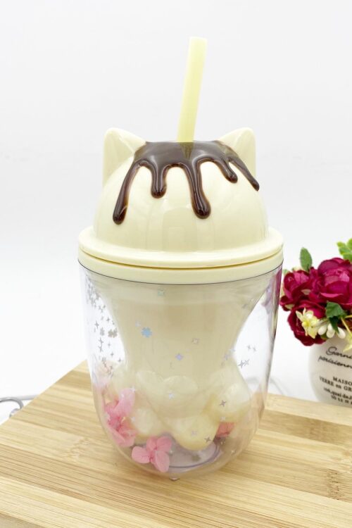 CAT WATER BOTTLE - YELLOW