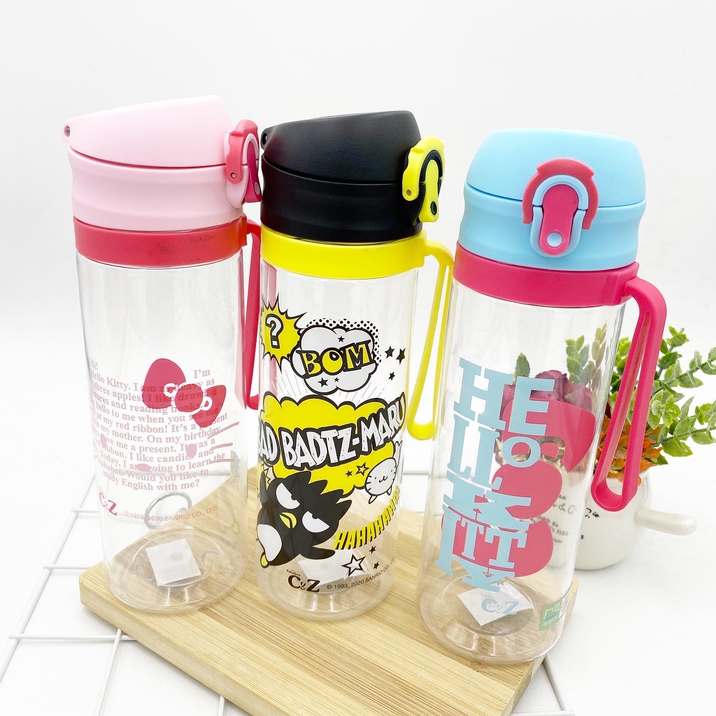 PINK HELLO KITTY WATER TUMBLER