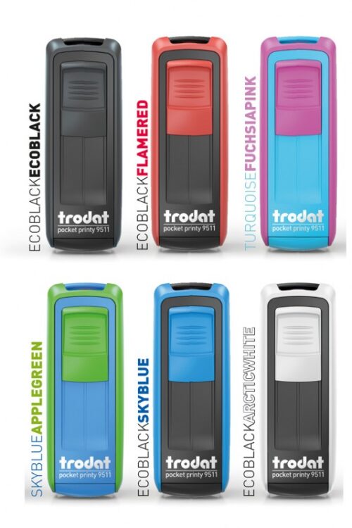 TRODAT POCKET PRINTY 9511 SELF INK RUBBER STAMP