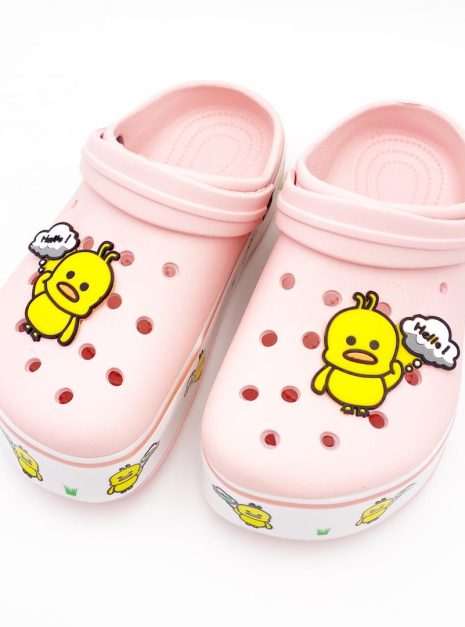 SCRUB SHOE - DUCK PASTEL PINK PEACH
