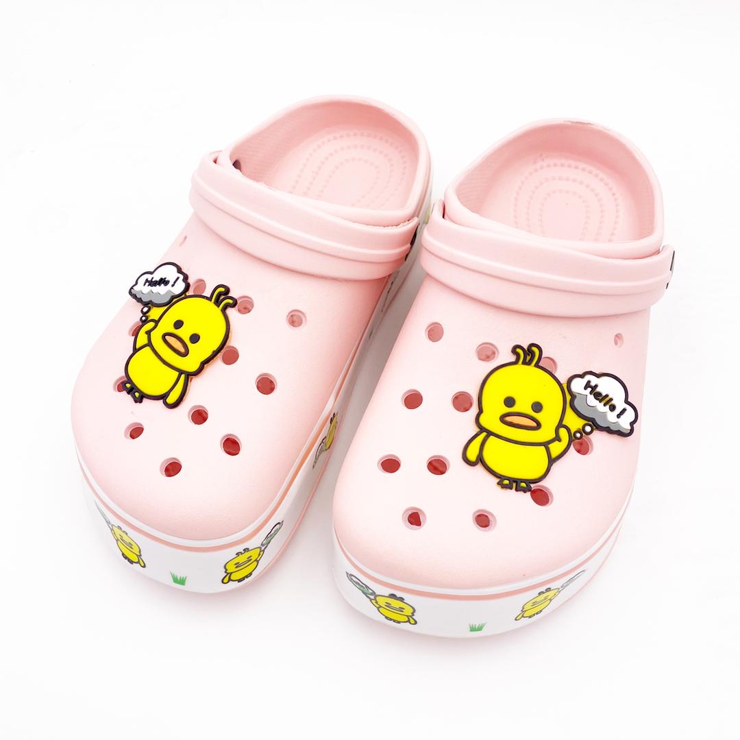 SCRUB SHOE - DUCK PASTEL PINK PEACH