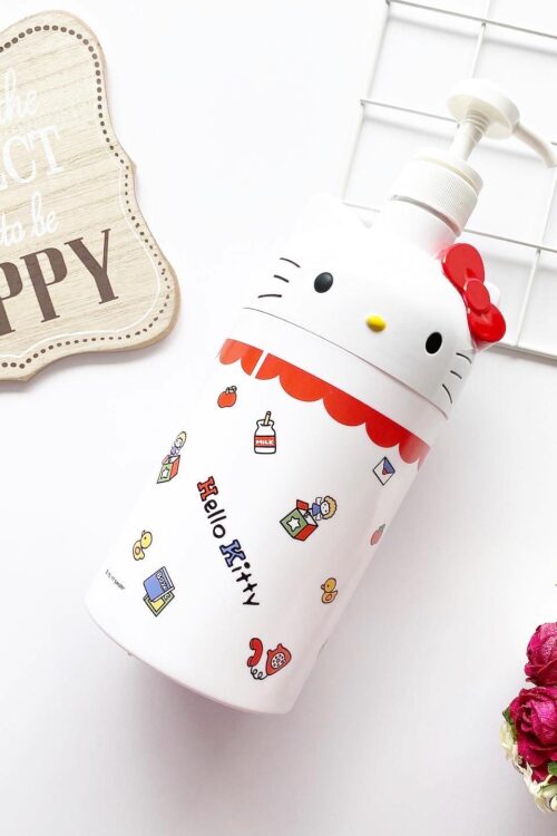 Hello Kitty Pump Bottle - LARGE RED