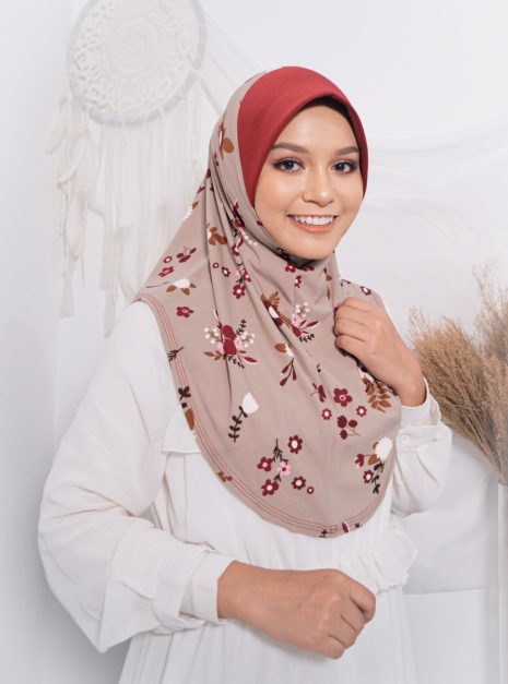 Tudung Sarung Mia Maroon Daffodi