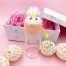 UNICORN GLASS BOTTLE PEACH