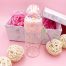 UNICORN GLASS BOTTLE PINK