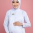 PENOLONG PEGAWAI PERUBATAN (PPP) MATERNITY UNIFORM - (ONE SET TOP & PANT) WHITE