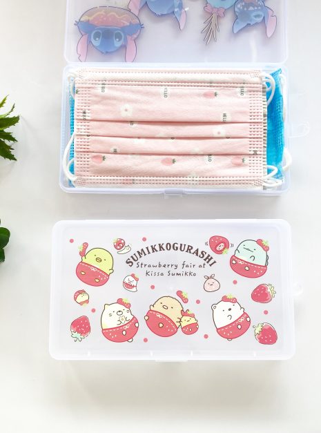 MASK STORAGE CASE - SUMIKKOGURASHI STRAWBERRY