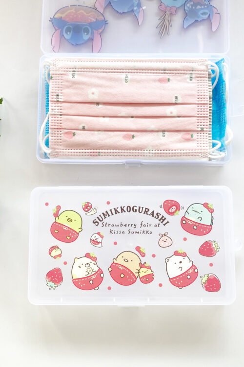 MASK STORAGE CASE - SUMIKKOGURASHI STRAWBERRY