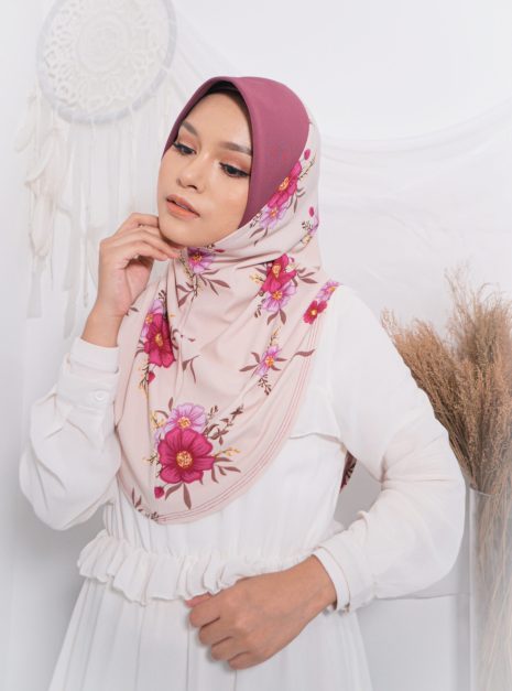 Tudung Sarung Mia Violet Bergenia