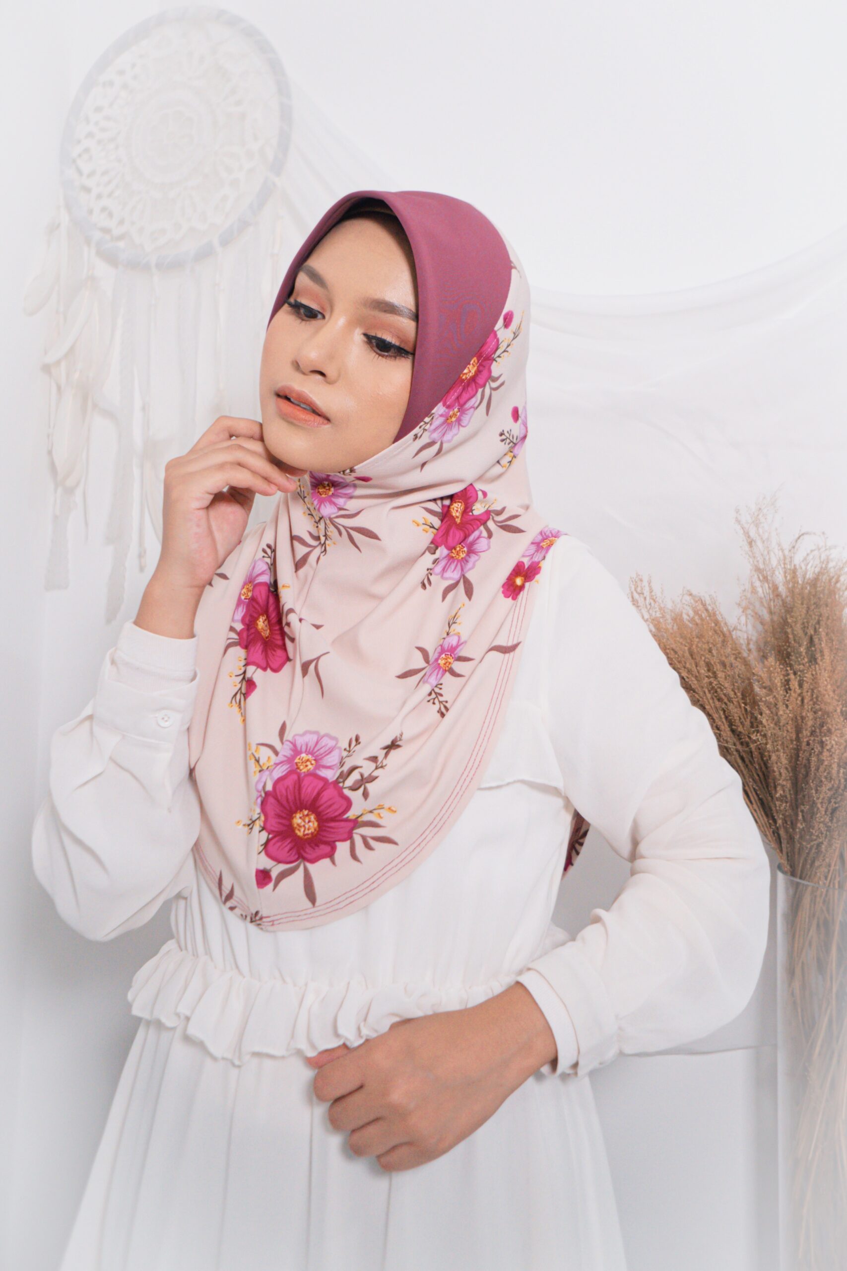 Tudung Sarung Mia Violet Bergenia