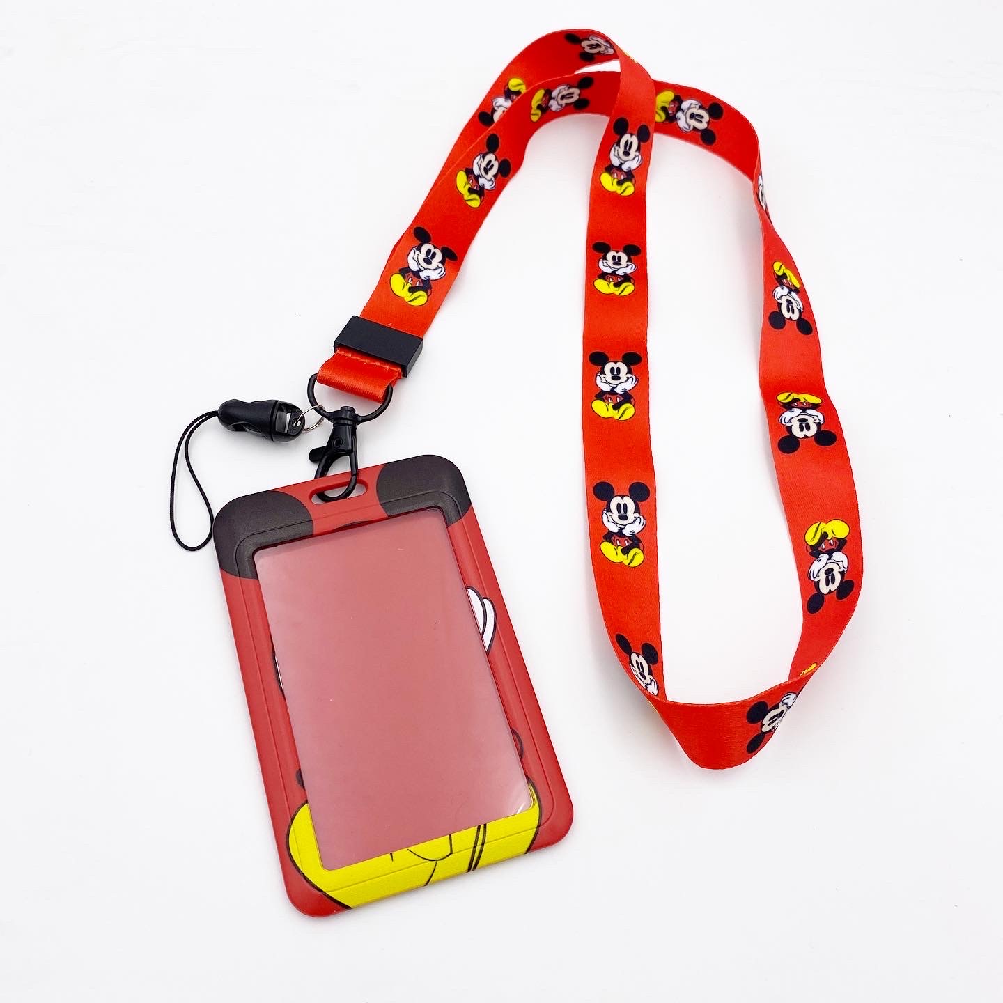 CARD HOLDER & LANYARD SET MICKEY MOUSE