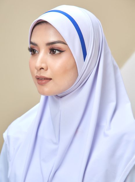 Tudung Soft Awning Half Scuba Jururawat (M) - CLEARANCE