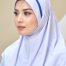 Tudung Soft Awning Half Scuba Jururawat (M) - CLEARANCE