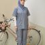 SCRUB SUIT (UNISEX) - GREY