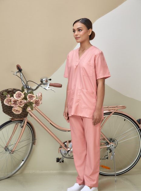 SCRUB SUIT (UNISEX) - PEACH