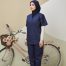 SCRUB SUIT (UNISEX) - NAVY BLUE