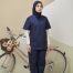 SCRUB SUIT (UNISEX) - NAVY BLUE