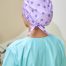 SCRUB CAP - PURPLE STRIPE